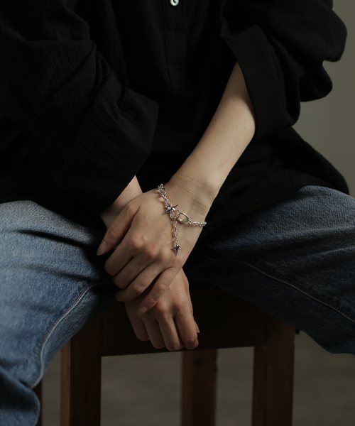 Soierie(ソワリー)の「【Soierie/ソワリー】 Etolile chain bracelet(ブレスレット・レディース・シルバー・FREE)」の2枚目の写真