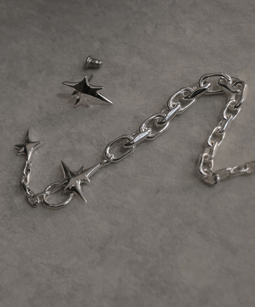 Soierie(ソワリー)の「【Soierie/ソワリー】 Etolile chain bracelet(ブレスレット・レディース・シルバー・FREE)」の4枚目の写真