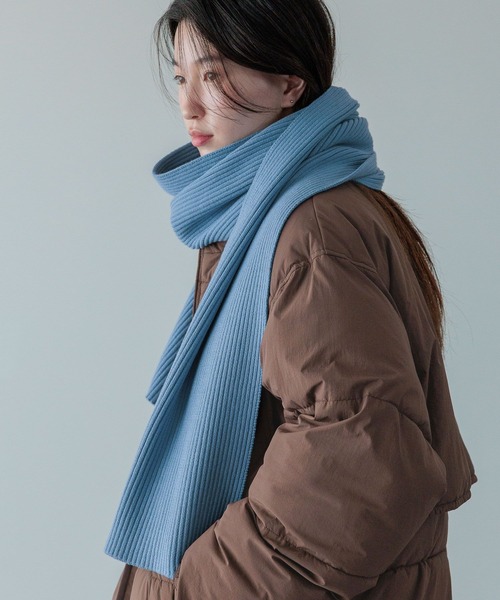 LOWRYS FARM（ローリーズファーム）の「【LFM(U)】ＲＩＢマフラー　 593396（マフラー・メンズ・ブルー/グレー/レッド/ブラウン・FREE）」の10枚目の写真