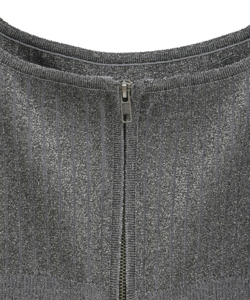 YECCA VECCA（イェッカヴェッカ）の「ZIPニットビスチェ（ベスト・レディース・ブラウン/シルバー/ブラック・FREE）」の21枚目の写真