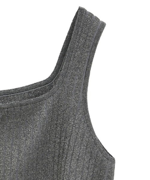 YECCA VECCA（イェッカヴェッカ）の「ZIPニットビスチェ（ベスト・レディース・ブラウン/シルバー/ブラック・FREE）」の22枚目の写真