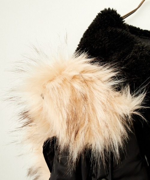 MILITARY（ミリタリー）の「[MILITARY/ミリタリー] N-2B オーバーサイズフライトジャケット（ミリタリージャケット・レディース・カーキ/ブラック・S/XS/L/M）」の3枚目の写真