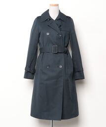 SLOBE IENA 濃紺　ノーカラートレンチコート SLOBE IENA 濃紺 ノーカラートレンチコート SLOBE IENA 濃紺
