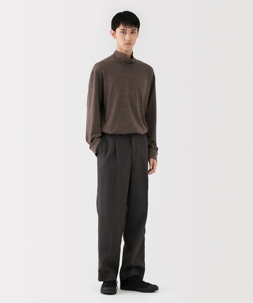 セール】〔MUJI Labo〕紳士 ポリエステルタックワイドパンツ（その他