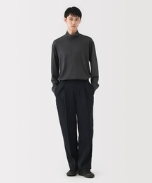 〔MUJI Labo〕紳士 ポリエステルタックワイドパンツ