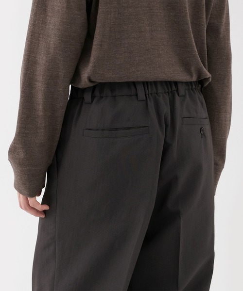 MUJI Labo(ムジラボ)の「〔MUJI Labo〕紳士 ポリエステルタックワイドパンツ(その他パンツ・メンズ・ブラウン系/ダークネイビー・L/M)」の11枚目の写真