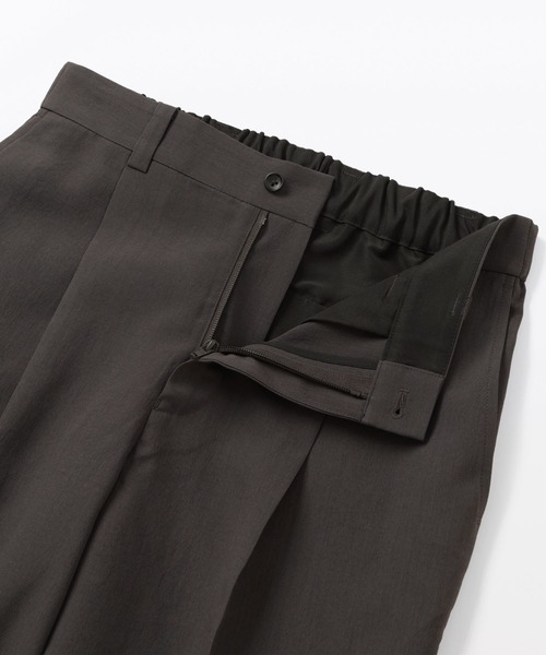 MUJI Labo(ムジラボ)の「〔MUJI Labo〕紳士 ポリエステルタックワイドパンツ(その他パンツ・メンズ・ブラウン系/ダークネイビー・L/M)」の12枚目の写真