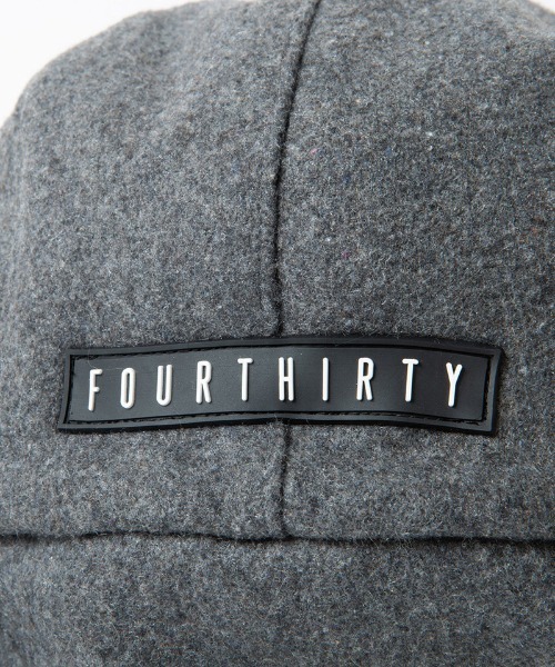430（フォーサーティ）の「mko13029-WOOL AVIATOR CAP アヴィエイターキャップ(25-158)（キャップ・メンズ・ブラック/グレー・FREE）」の7枚目の写真