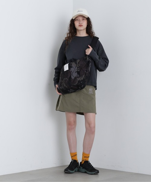 AVIREX（アヴィレックス）の「《限定》BONDING QUILTING SHOULDER BAG/キルティングショルダーバッグ（ショルダーバッグ・レディース・グリーン系カモフラージュ/ブラック系その他/レオパード/ブラック/ネイビー・F）」の15枚目の写真