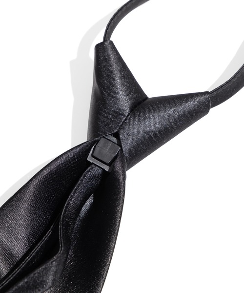 PUNYUS（プニュズ）の「ワンタッチネクタイ（ネクタイ・レディース・ネイビー/ブラック・FREE）」の6枚目の写真