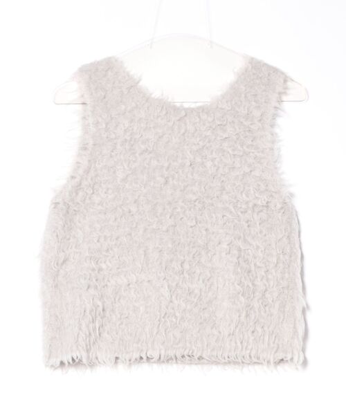GORGE(ゴージ)の「《前後2WAY×シャギータッチ》レディース ベスト ふわモコ質感 秋冬(ベスト・レディース・ライトグレー/アイボリー/グレイッシュベージュ・F)」の13枚目の写真