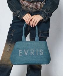 EVRIS | 【EVRIS/エヴリス】ロゴファブリック　HOTFIXハンドバッグ／500mkペットボトル収納可(トートバッグ)