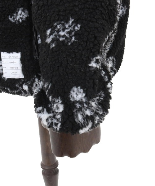 wjk reluxe(ダブルジェーケーリラックス)の「mpa3878-paisley pattern boa fleece parka ボアフリースパーカー(WR25W-18)(パーカー・メンズ・ホワイト/ブラック/グレー・L/M/S)」の19枚目の写真