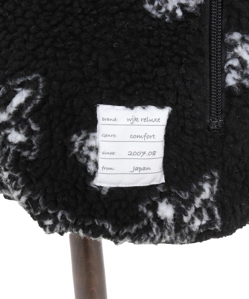 wjk reluxe(ダブルジェーケーリラックス)の「mpa3878-paisley pattern boa fleece parka ボアフリースパーカー(WR25W-18)(パーカー・メンズ・ホワイト/ブラック/グレー・L/M/S)」の21枚目の写真