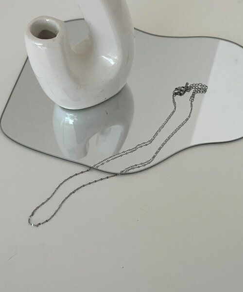 prose verse（プロズヴェール）の「【サージカルステンレス】ペタルチェーンネックレス（ネックレス・レディース・シルバー/ゴールド・FREE）」の3枚目の写真