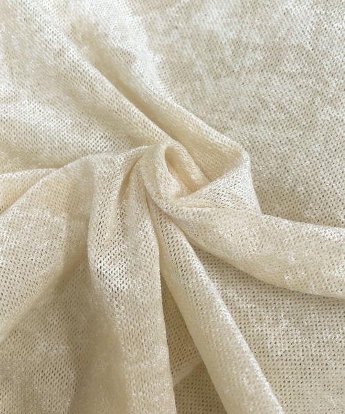 Futier land（フューティアランド）の「ドレープシアーベロア半袖Tシャツ（Tシャツ/カットソー・レディース・アイボリー/ブルー/ブラウン・MEDIUM）」の22枚目の写真