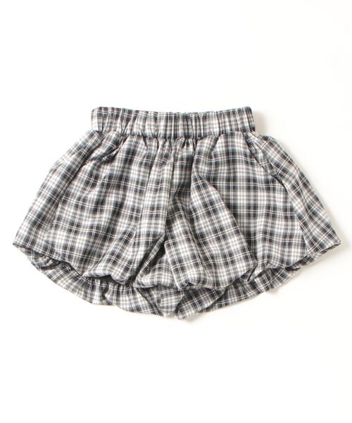 JilLA（ジルア）の「Check Balloon Mini Skirt / チェック柄バルーンミニスカート スカパン（スカート・レディース・アイボリー/ブラウン系その他/ブラウン系その他2/ネイビー/ブラック/ブラウン・L/S/M）」の12枚目の写真