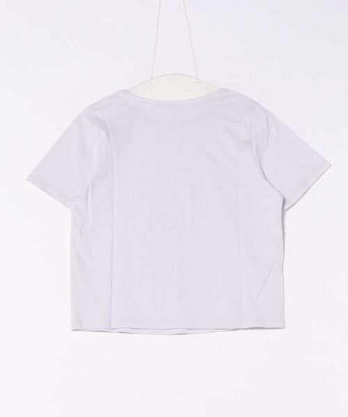 12Twelve Agenda(トゥエルブ アジェンダ)の「WAVE Tシャツ(Tシャツ/カットソー・レディース・オフホワイト/ラベンダー・M)」の3枚目の写真