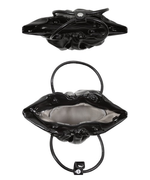 KOBE LETTUCE（コウベレタス）の「ギャザーデザインフェイクレザーバッグ（ハンドバッグ・レディース・ブラウン系/カーキ/ブラック・F）」の19枚目の写真