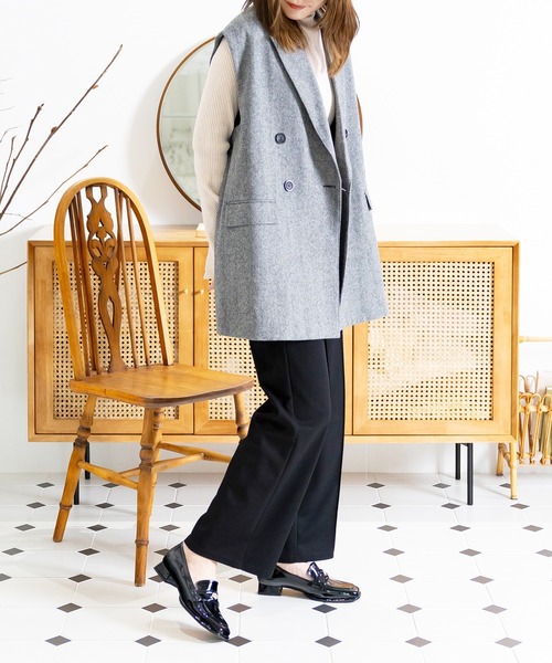 attagirl（アタガール）の「ヒールコインローファー（ローファー・レディース・ブラック/ブラック系その他/ブラウン・23.5cm/23.0cm/22.5cm/22.0cm/24.5cm/24.0cm/25.5cm/25.0cm）」の7枚目の写真