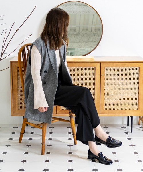 attagirl（アタガール）の「ヒールコインローファー（ローファー・レディース・ブラック/ブラック系その他/ブラウン・23.5cm/23.0cm/22.5cm/22.0cm/24.5cm/24.0cm/25.5cm/25.0cm）」の8枚目の写真