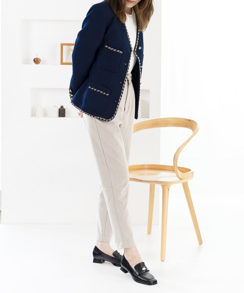 attagirl（アタガール）の「ヒールコインローファー（ローファー・レディース・ブラック/ブラック系その他/ブラウン・23.5cm/23.0cm/22.5cm/22.0cm/24.5cm/24.0cm/25.5cm/25.0cm）」の10枚目の写真