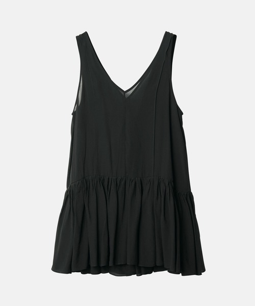 LE CIEL BLEU(ルシェルブルー)の「オーガンザバックボウディテールトップ / Organza Back-Bow Detail Top(シャツ/ブラウス・レディース・ブラック/ライトブルー・36)」の13枚目の写真