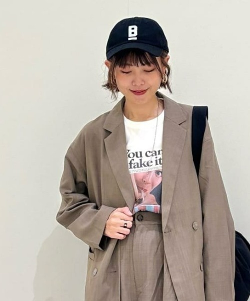 backnumber bキャップ セール】【BACK NUMBER】Bアンダーバーロゴヘビーツイル
