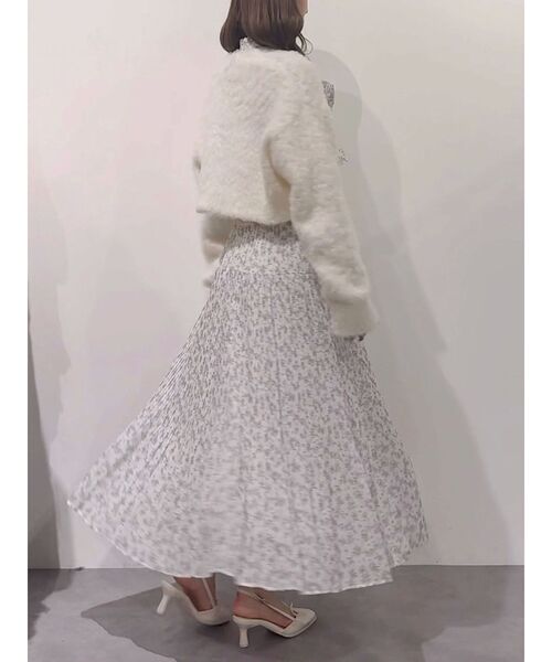 MERCURYDUO（マーキュリーデュオ）の「ウエストリブプリーツワンピース（ワンピース・レディース・オフホワイト/ピンク・SMALL/MEDIUM）」の15枚目の写真