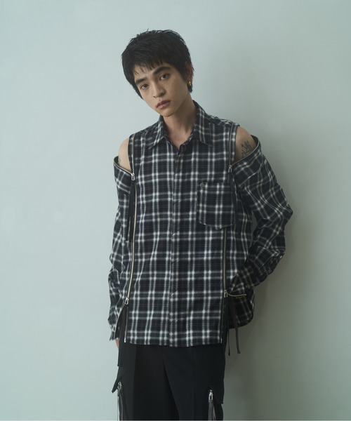 セール】string zip shirts / ストリングジップシャツ（シャツ