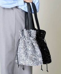 a.v.v（アーヴェヴェ）の「スパンコールトート（トートバッグ）」