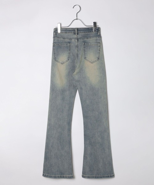 3.3 Field Trip （3.3フィールドトリップ）の「3.3 Field Trip／ヴィンテージライクフレアデニム（デニムパンツ・レディース・ブラック/ブルー・MEDIUM/SMALL）」の12枚目の写真