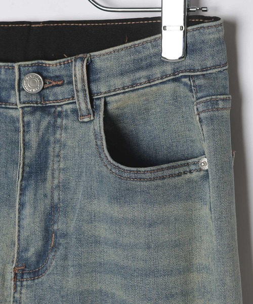 3.3 Field Trip （3.3フィールドトリップ）の「3.3 Field Trip／ヴィンテージライクフレアデニム（デニムパンツ・レディース・ブラック/ブルー・MEDIUM/SMALL）」の14枚目の写真