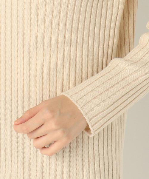 Another Edition（アナザーエディション）の「ワイドリブワンピース2/AEFC AC/W ワイドリブOPⅡ（ワンピース・レディース・ブラック/ベージュ/ライトブルー・フリー）」の14枚目の写真