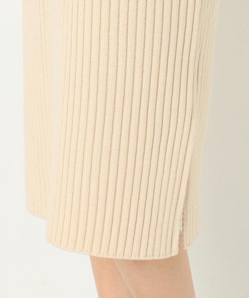 Another Edition（アナザーエディション）の「ワイドリブワンピース2/AEFC AC/W ワイドリブOPⅡ（ワンピース・レディース・ブラック/ベージュ/ライトブルー・フリー）」の15枚目の写真