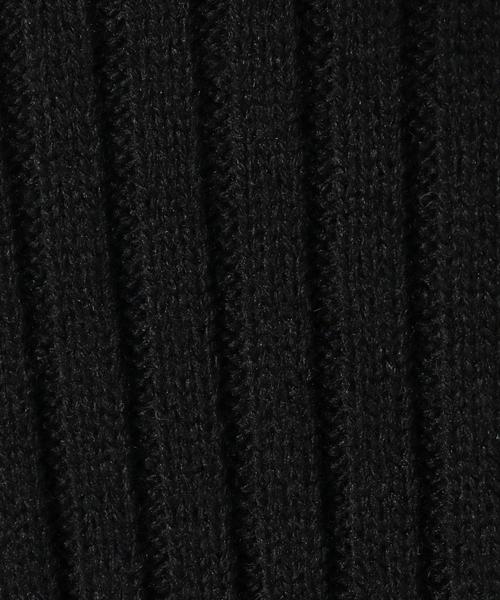 Another Edition（アナザーエディション）の「ワイドリブワンピース2/AEFC AC/W ワイドリブOPⅡ（ワンピース・レディース・ブラック/ベージュ/ライトブルー・フリー）」の7枚目の写真