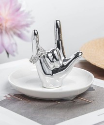 Fun & Daily（ファンアンドデイリー）の「F&D : ジェスチャージュエリートレイ（インテリア雑貨）」