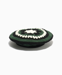 JOINT WORKS(WCg[NX)Indietro Association Flower Knit Beret(n`O/x[X)