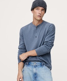 Banana Republic | ◆スラブ ダブルニット ヘンリーTシャツ(Tシャツ/カットソー)