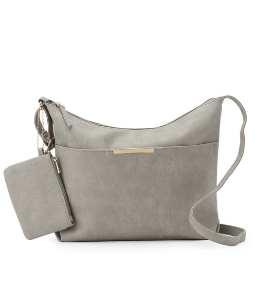 SHOO・LA・RUE（シューラルー）の「ダブルフェイスショルダーバッグ（ショルダーバッグ・レディース・グリーン/ワインレッド/ブルー系その他/グレー/ベージュ/ブラック・00）」の7枚目の写真