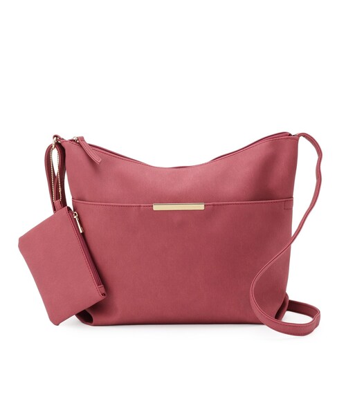 SHOO・LA・RUE（シューラルー）の「ダブルフェイスショルダーバッグ（ショルダーバッグ・レディース・グリーン/ワインレッド/ブルー系その他/グレー/ベージュ/ブラック・00）」の10枚目の写真