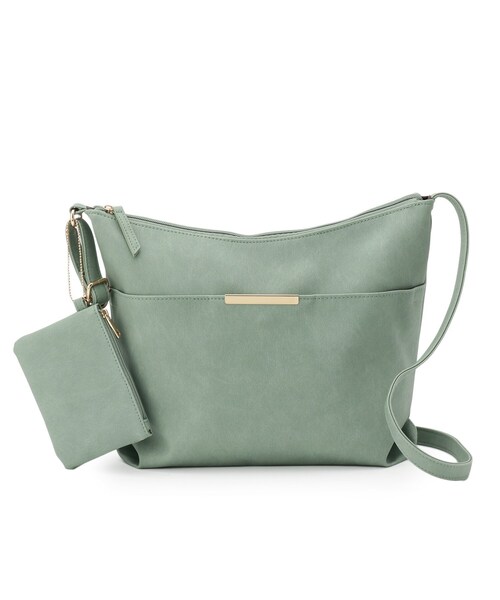 SHOO・LA・RUE（シューラルー）の「ダブルフェイスショルダーバッグ（ショルダーバッグ・レディース・グリーン/ワインレッド/ブルー系その他/グレー/ベージュ/ブラック・00）」の12枚目の写真