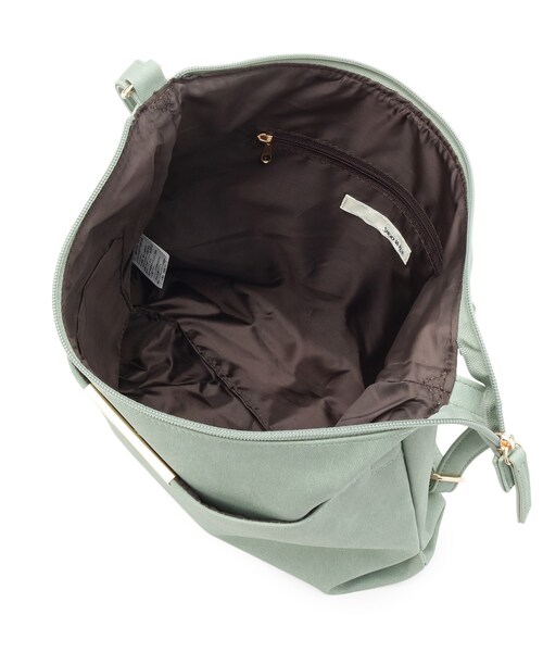 SHOO・LA・RUE（シューラルー）の「ダブルフェイスショルダーバッグ（ショルダーバッグ・レディース・グリーン/ワインレッド/ブルー系その他/グレー/ベージュ/ブラック・00）」の16枚目の写真