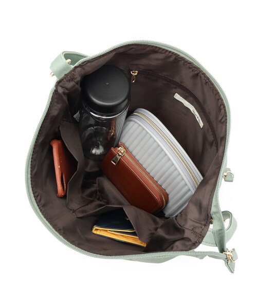 SHOO・LA・RUE（シューラルー）の「ダブルフェイスショルダーバッグ（ショルダーバッグ・レディース・グリーン/ワインレッド/ブルー系その他/グレー/ベージュ/ブラック・00）」の22枚目の写真