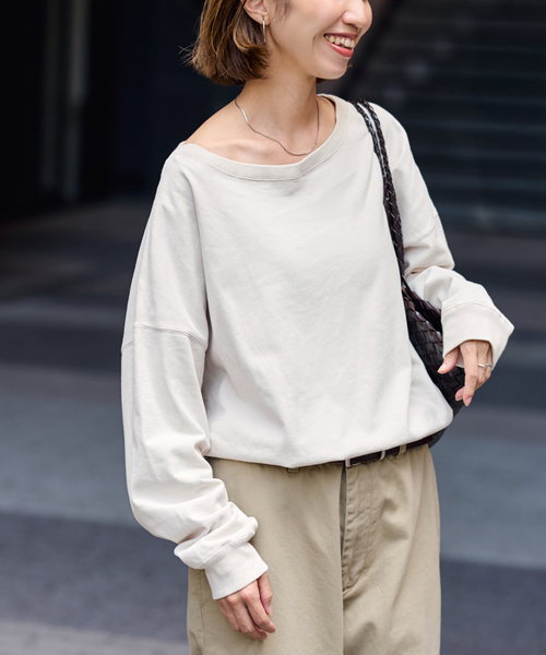 ウェットオゾン加工L/Tee（Tシャツ/カットソー）｜FRAMeWORK（フレーム