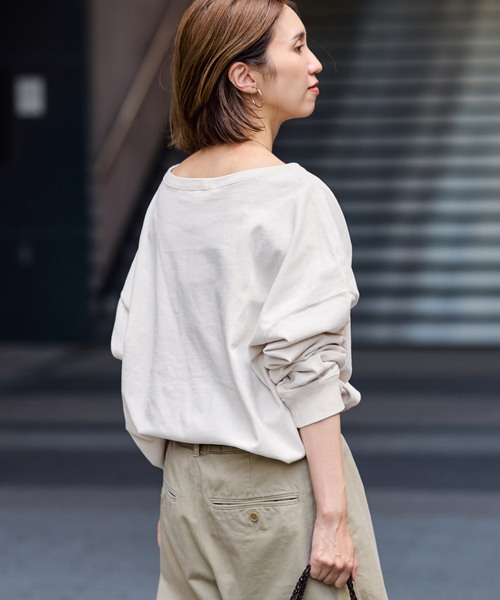 ウェットオゾン加工L/Tee（Tシャツ/カットソー）｜FRAMeWORK（フレーム