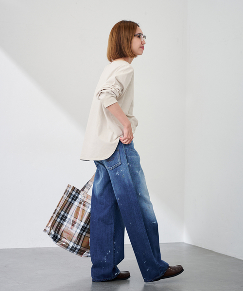 ウェットオゾン加工L/Tee（Tシャツ/カットソー）｜FRAMeWORK（フレーム