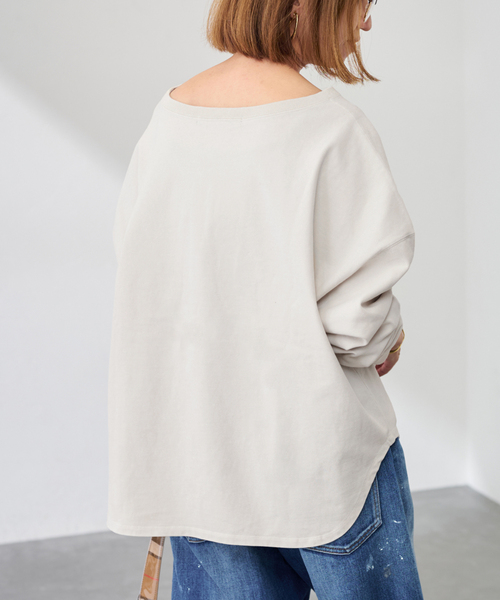 ウェットオゾン加工L/Tee　グレー　フレームワーク フレームワーク FRAMeWORK ≪予約≫ウェットオゾン加工L/Tee