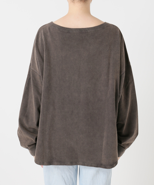 ウェットオゾン加工L/Tee　グレー　フレームワーク ウェットオゾン加工L/Tee（Tシャツ/カットソー）｜FRAMeWORK