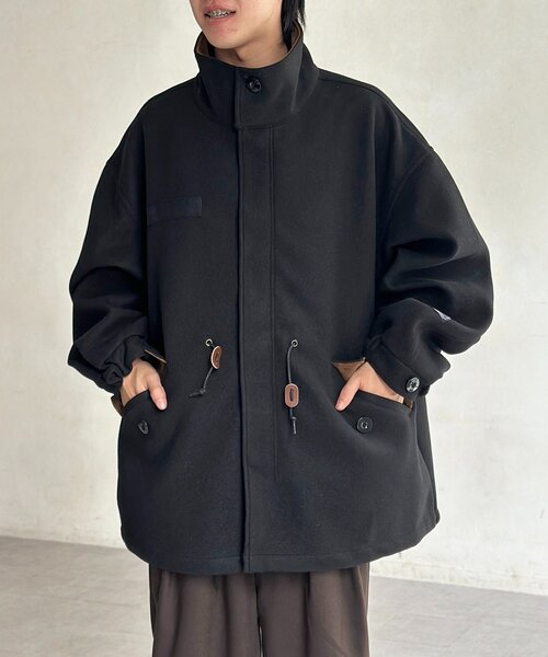 CPCM（シーピーシーエム）の「メルトンショートモッズ（その他アウター・メンズ・カーキ/ブラック/ブラウン・LARGE/MEDIUM）」の21枚目の写真